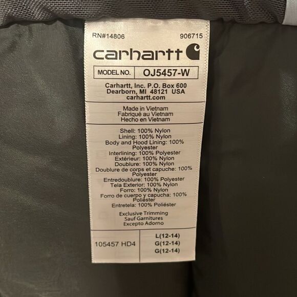 Carhartt Montana Relaxed Fit Insulated Hooded Jacket - Picture 11 of 12
